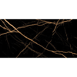 Atlantis Black 60x120 Gold Matt R9