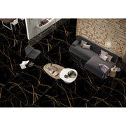 Atlantis Black 60x120 Gold Polished