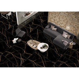 Atlantis Black 60x120 Gold Polished