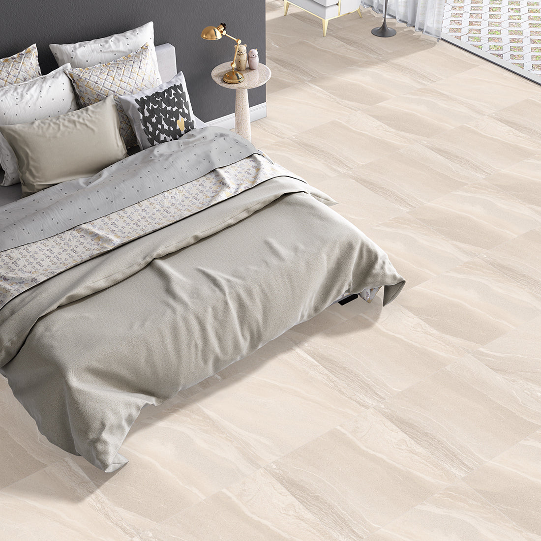 Bellagio 60x60 Beige Matt R10