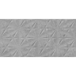 Brampton Floral Decor 30x60 Grey Matt