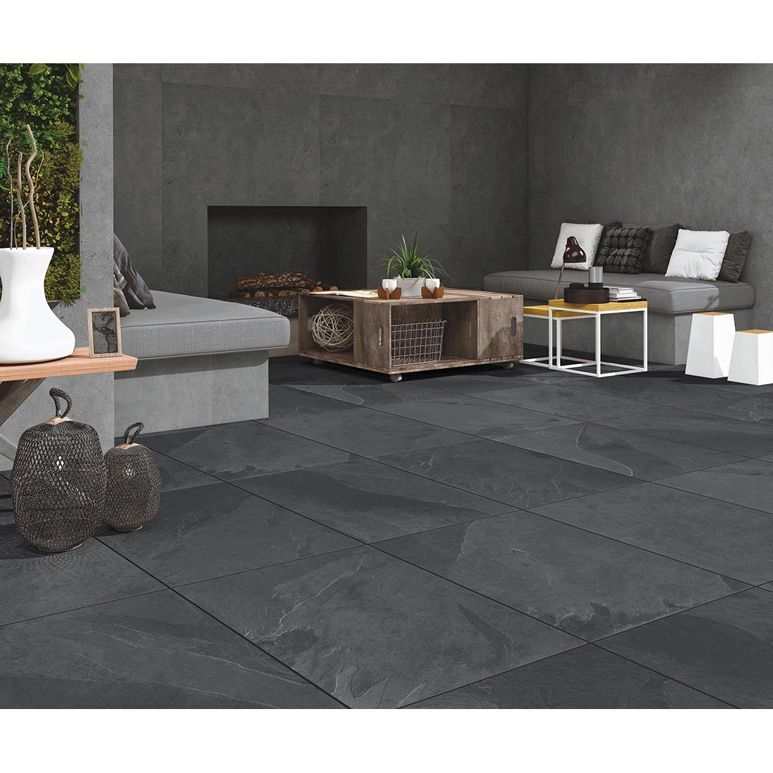 Brazilian 60x90x2 Black Matt R11