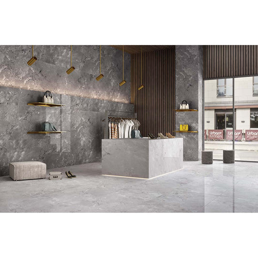 Castano 60x120 Bianco Polished