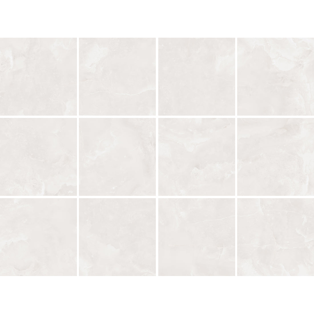 Elegant Onyx 60x60 Bianco Polished