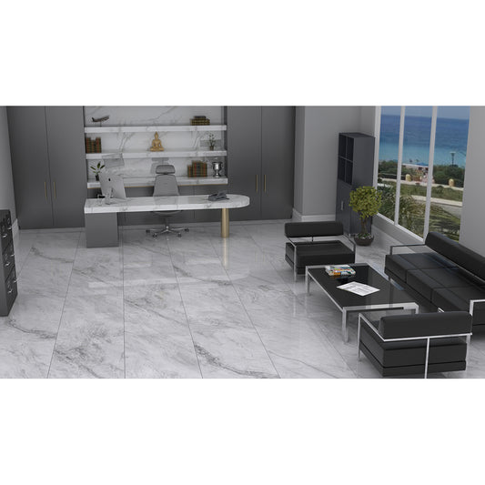 Jakarta 60x60 Light Grey Polished