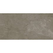 Linsey 60x120 Forest matt porcelain tile in a warm brown linen-effect texture
