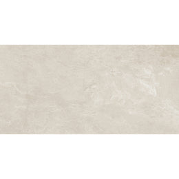 Linsey 60x120 Spring matt porcelain tile in a warm cream linen-effect texture