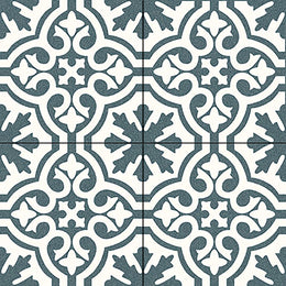 Lys Fiore 45x45 Blue Matt