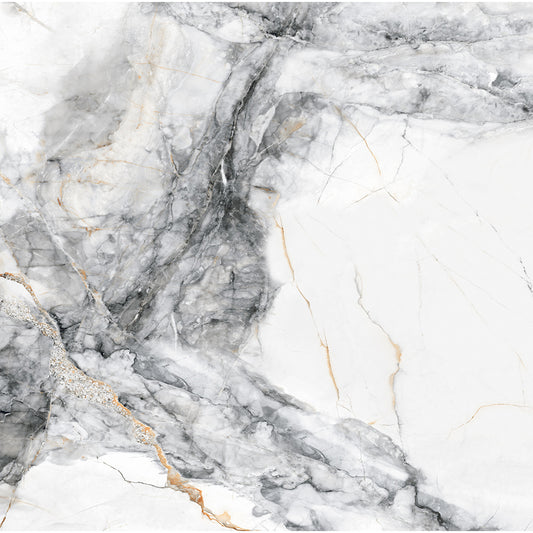 Marmara Ice 60x60 White Matt Carving