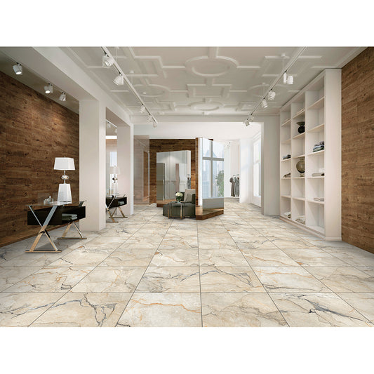 Marmo Silvestre 60x60 Beige Matt Carving