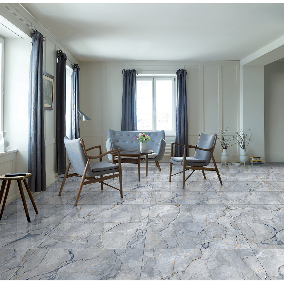 Marmo Silvestre 60x120 Blue Polished