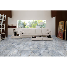 Marmo Silvestre 60x120 Blue Matt Carving