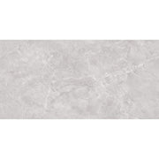 Nexus 60x120 Natural polished porcelain tile in a light neutral tone with soft grey veining