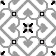 Odyssey Pattern 20x20 Black Matt