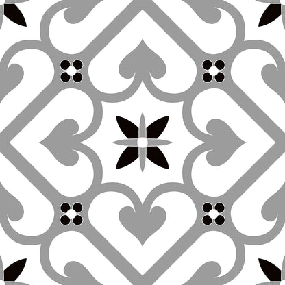 Odyssey Pattern 20x20 Black Matt