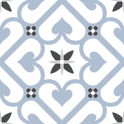 Odyssey Pattern 20x20 Blue Matt