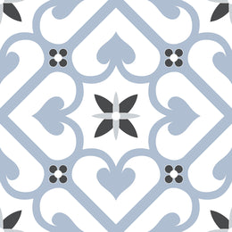 Odyssey Pattern 20x20 Blue Matt