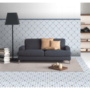 Odyssey Pattern 20x20 Blue Matt