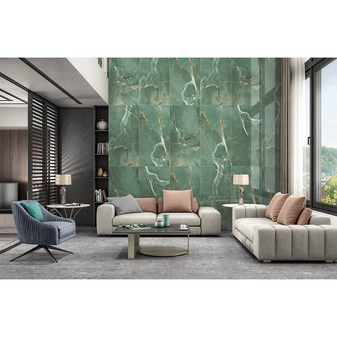 Onyx Prime 60x120 Verde Polished