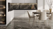Kore Slate Grey Glazed Porcelain Wall & Floor Tile 1000x1000mm