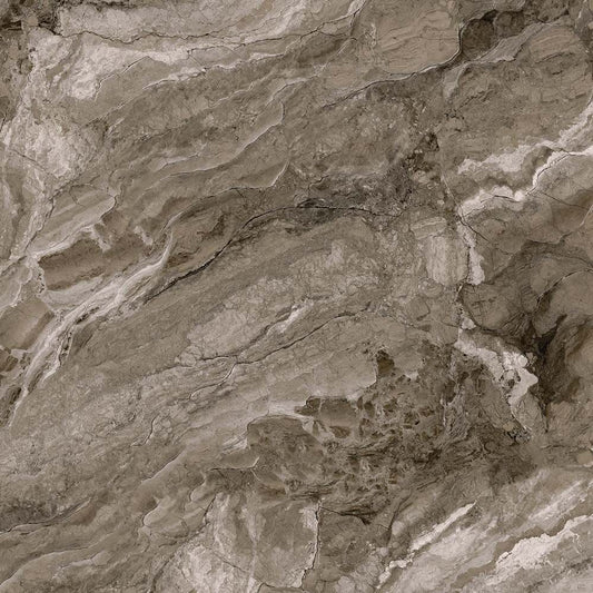 Kore Slate Grey Glazed Porcelain Wall & Floor Tile 1000x1000mm