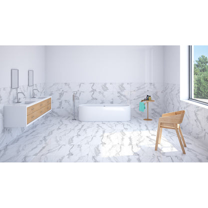 Pantheon 30x60 White Polished