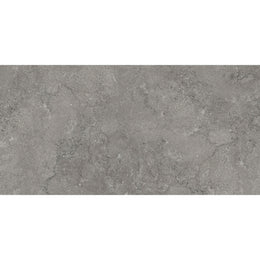 Portland One 60x120 Grafite matt porcelain tile in a deep charcoal concrete effect