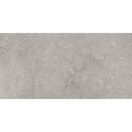 Portland One 60x120 Grigio matt porcelain tile in a mid-grey concrete effect