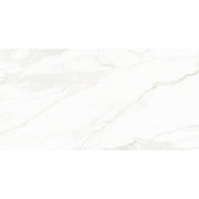 Quartz Strata 60x120 polished porcelain tile with banded layered geological veining and a crystal carved finish