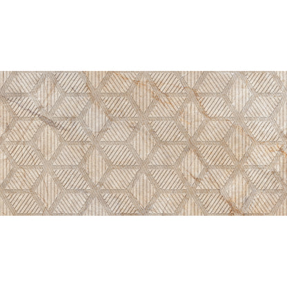 Spring Chevron 30x60 Taupe Gloss
