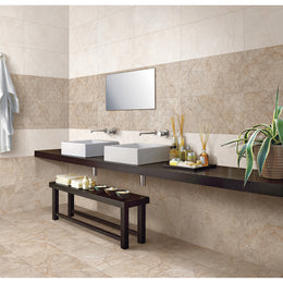Spring Chevron 30x60 Taupe Gloss