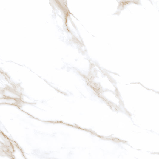 Statuario Mercury 60x60 Gold Matt