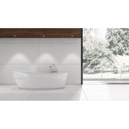 Super White 60x120 White Polished Rectified