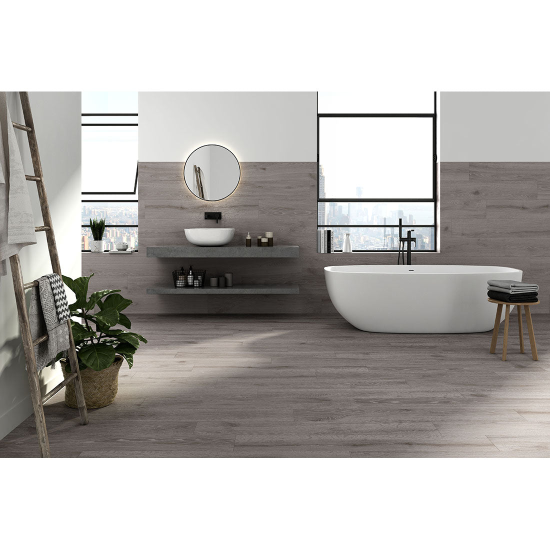 Windwood 20x120 Gris EXT Matt