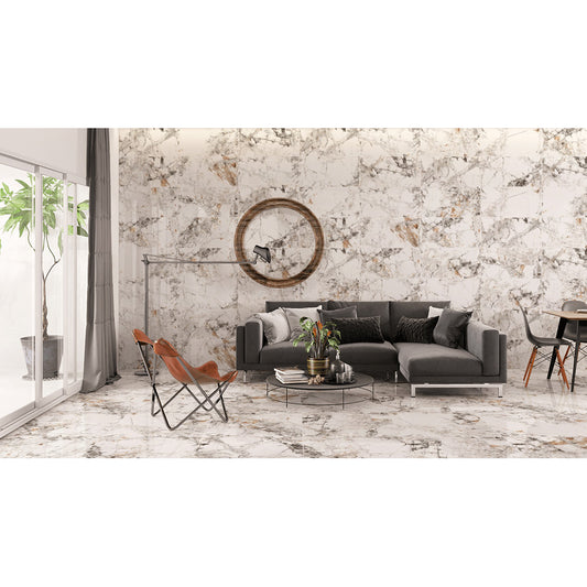 Zebra 30x60 White Polished